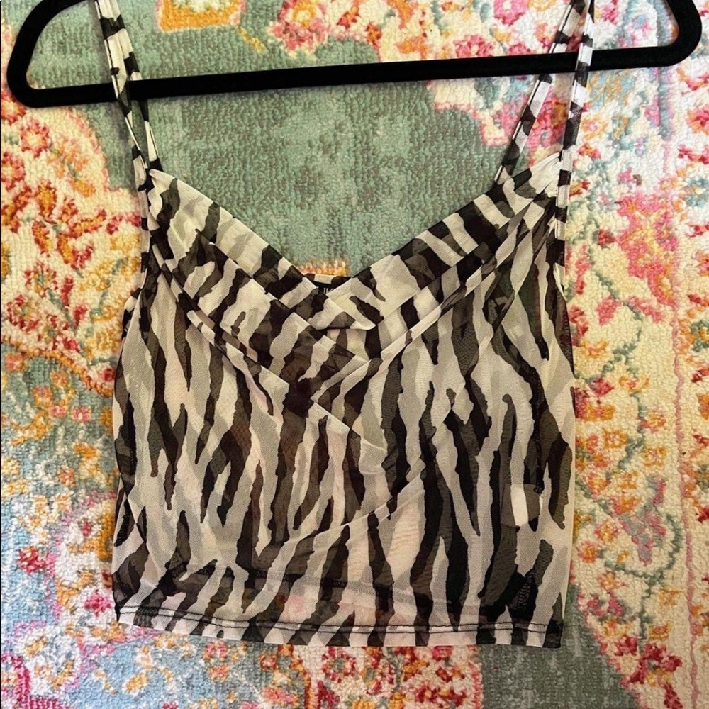 Publik zebra print cami
